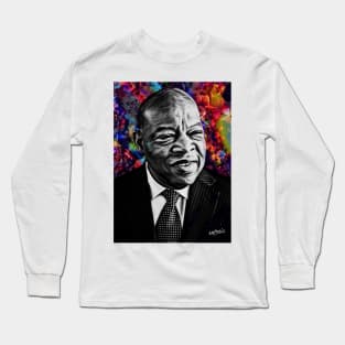 Rest in Power John Lewis Long Sleeve T-Shirt